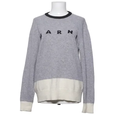 Pull-over (Gris, Blanc) de Marni Acrylique, Polyamide, Laine