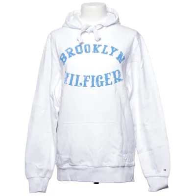 Huvtröja (Vit, Blå) från Tommy Hilfiger Bomull