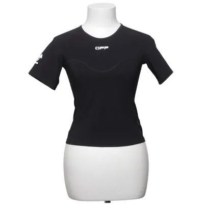 Sporttop (Zwart) van Off-White Elastaan, Polyamide