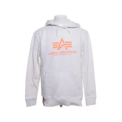 Huvtröja (Vit) från Alpha Industries Bomull, Polyester