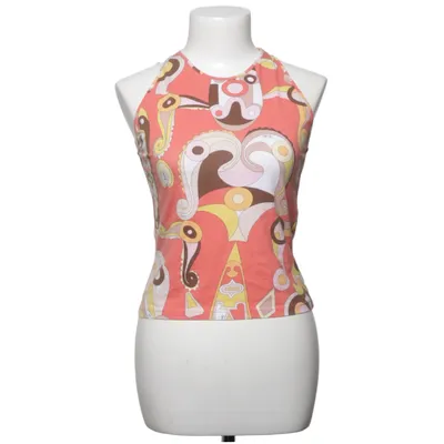 Débardeur (Rouge, Jaune, Marron) de Emilio Pucci Coton, Élasthane