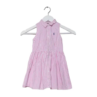 Robe chemise (Rose, Blanc) de Polo Ralph Lauren Coton