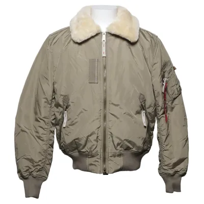 Fliegerjacke (Grün) von Alpha Industries Pelz, Polyamid, Polyester