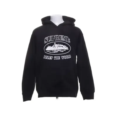 Huvtröja (Svart) från Supreme Bomull, Polyester