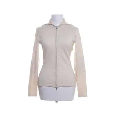 Kofta (Beige) från Prada Linea Rossa Elastan, Skinn, Ull