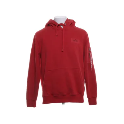 Huvtröja (Röd) från Alpha Industries Bomull, Polyester