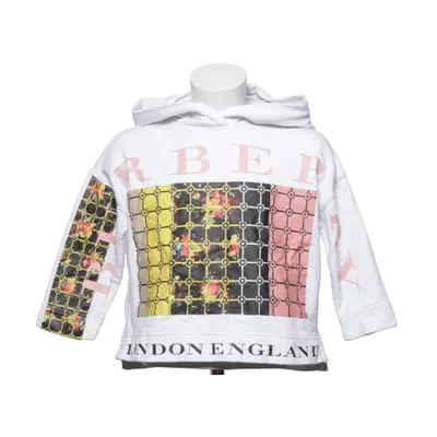Huvtröja (Vit, Flerfärgad) från Burberry Children Bomull