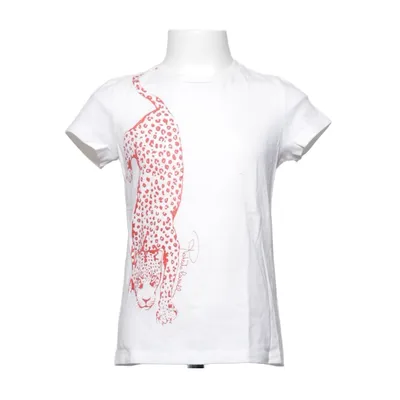 T-shirt (Blanc, Rouge) de Roberto Cavalli