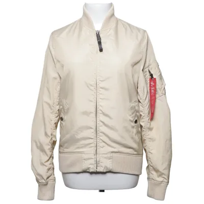 Bomberjacke (Beige) von Alpha Industries Polyamid, Polyester