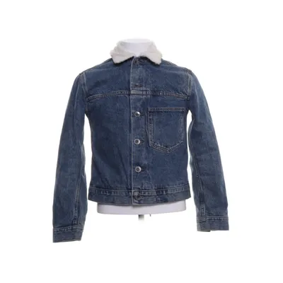 Gevoerde spijkerjas (Blauw) van Helmut Lang Acryl, Katoen, Polyester