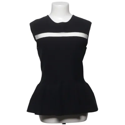 Peplumbluse (Sort) fra Giambattista Valli Bomuld, Polyamid