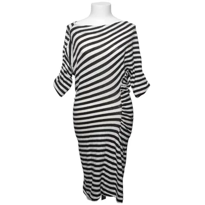 Robe (Noir, Blanc) de Vivienne Westwood Élasthane, Lin