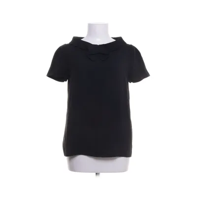 RED VALENTINO フリル付きスウェット S ブラック RED VALENTINO(レッド・ヴァレンティノ) 半袖スウェット
