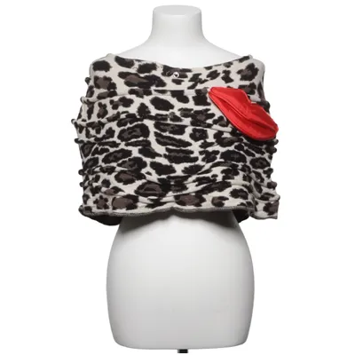 Écharpe tube  (Beige, Noir, Marron) de Tricot Chic Cupro, Élasthane, Viscose