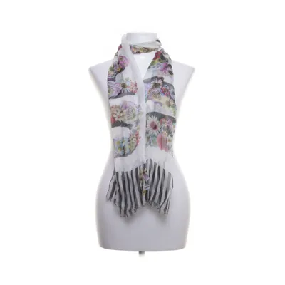 Scarf (Gray, Multicolored) from Moschino Cheap and Chic Silk