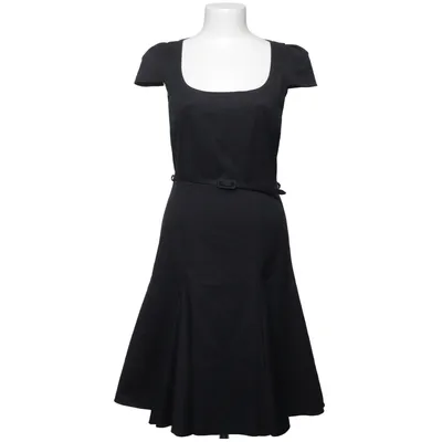 Dress (Black) from Red Valentino Acetate, Cotton, Elastane, Polyamide, Polyester, Wool