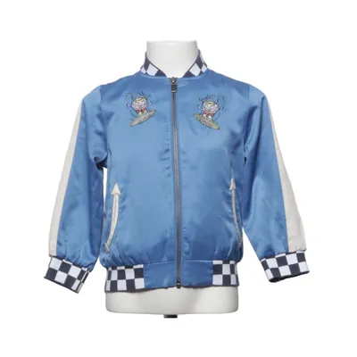 Bomberjack (Blauw, Wit, Zwart) van Stella McCartney Kids Elastaan, Polyester