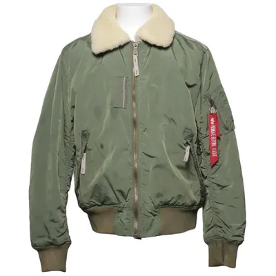 Pilotjakke (Grøn) fra Alpha Industries Polyamid, Polyester