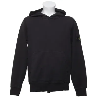 Sweat à capuche (Noir) de Stone Island Junior Coton