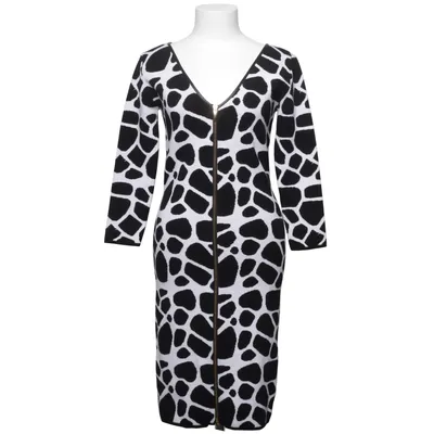 Jurk (Zwart, Wit) van Pierre Balmain Polyester, Viscose