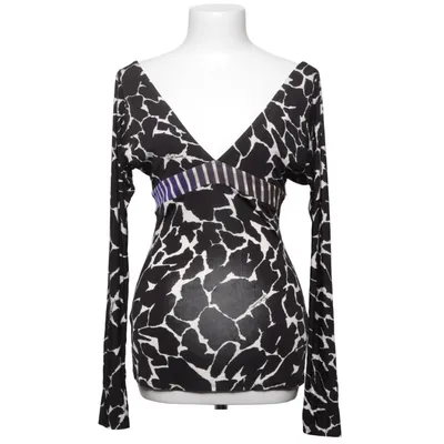 Haut (Noir, Blanc) de Roberto Cavalli Élasthane, Viscose