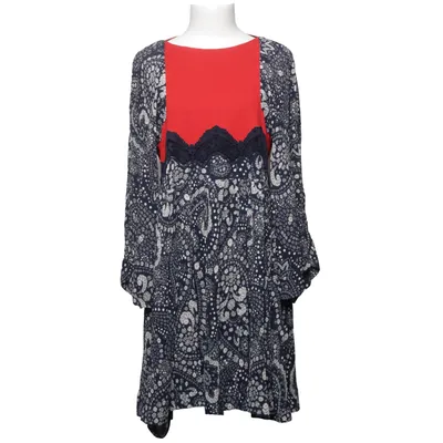 Jurk (Blauw, Rood, Meerkleurig) van Chloé Viscose