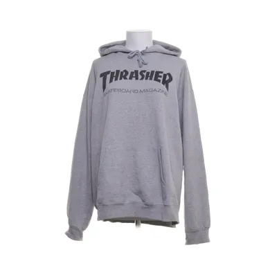 Huvtröja (Grå) från Thrasher Bomull, Polyester