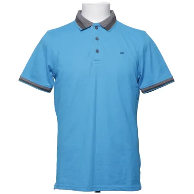 Pikétröja (Blå) från Calvin Klein Golf Bomull, Elastan, Polyester