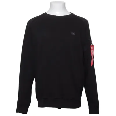 Sweatshirt (Black) from Alpha Industries Cotton, Polyester