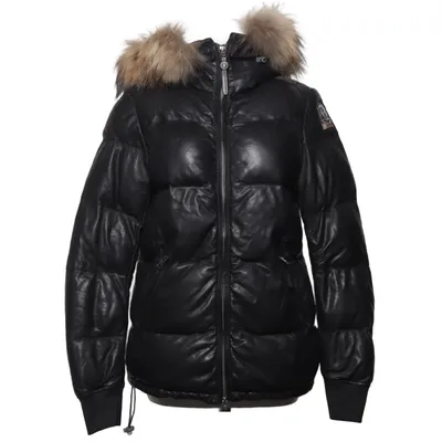 Läderjacka (Svart) från Parajumpers Skinn, Polyamid, Polyester