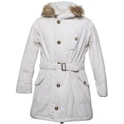 Parkas (Vit) från Burberry Children Akryl, Bomull, Dun, Elastan, Fjädrar, Polyamid, Polyester