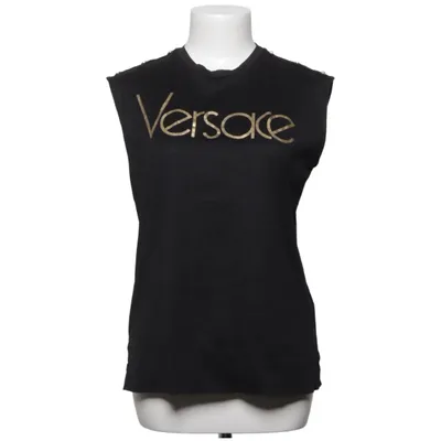 Top (Sort) fra Versace Acetat, Bomuld, Viscose