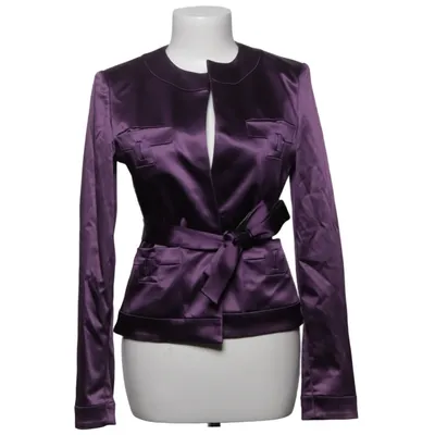 Blazer (Purple) from Just Cavalli Acetate, Elastane, Polyamide, Polyester, Viscose, Wool