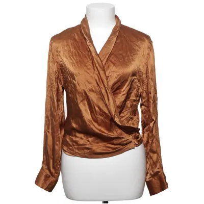 Wikkelblouse (Bruin) van Jil Sander Zijde