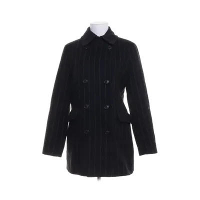 Manteau (Noir) de Burberry Cachemire, Polyester, Laine