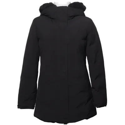 Doudoune longue (Noir) de Woolrich Polyamide, Polyester