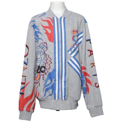 Cardigan (Grijs, Meerkleurig) van Kenzo Kids Katoen, Polyester