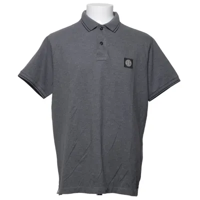 Pikétröja (Grå) från Stone Island Bomull, Elastan