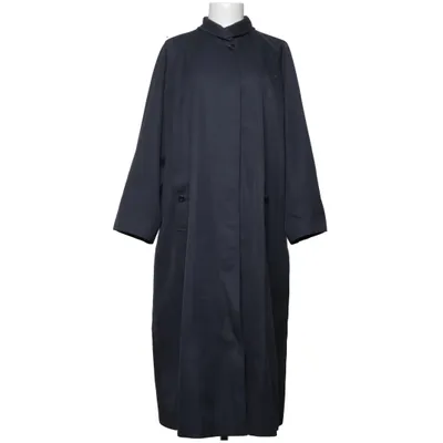 Coat (Blue) from Burberry Cotton, Polyester