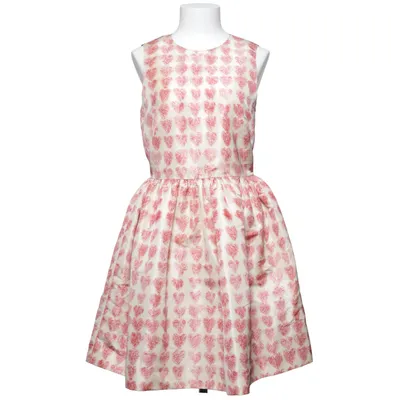 Jurk (Rood, Wit) van Red Valentino Acetaat, Polyester
