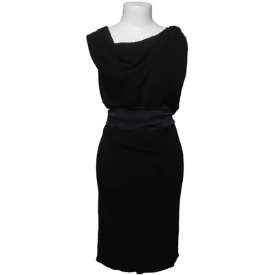 Robe (Noir) de Alexander Wang Polyester, Soie, Viscose