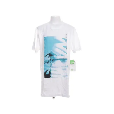 T-shirt (Wit, Blauw) van Stadium Katoen