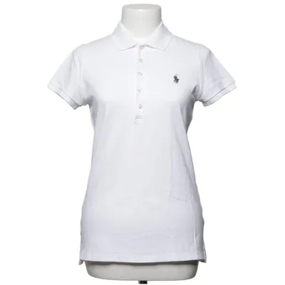 Poloshirt (Wit) van Ralph Lauren Katoen, Elastaan
