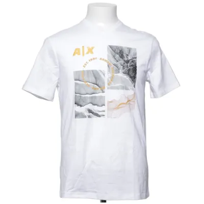 T-shirt (Wit) van Armani Exchange Katoen