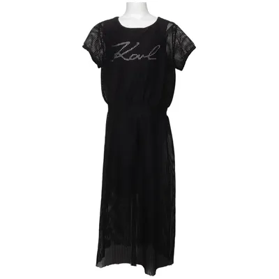 Dress (Black) from Karl Lagerfeld Kids Cotton, Elastane, Polyester