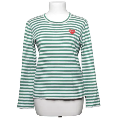 Langærmet t-shirt (Grøn, Hvid) fra Comme des Garçons PLAY Bomuld