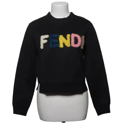 Sweatshirt (Zwart, Meerkleurig) van Fendi Katoen, Polyamide