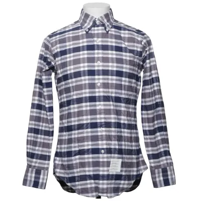 Buttondown-skjorta (Blå, Grå, Vit) från Thom Browne Bomull
