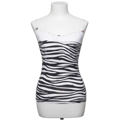 Tanktop (Zwart, Wit) van Dolce & Gabbana Underwear Elastaan, Polyamide