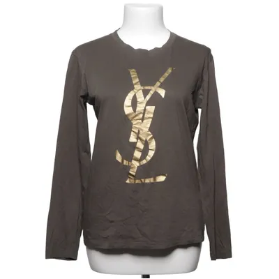 Lange mouwen shirt (Groen) van Yves Saint Laurent Katoen